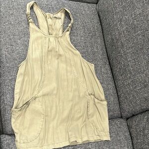 Kids  Beige Sleeveless Top
